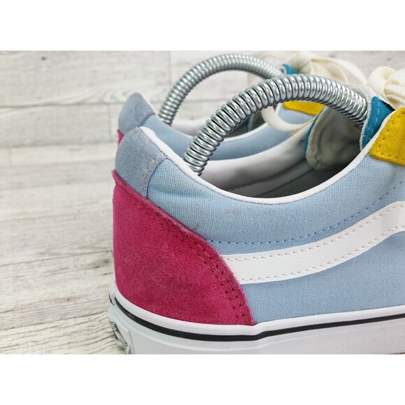 Women's Vans Old Skool Yacht Club Colorblock Canvas Suede Shoes Sneakers 7.5 - Picture 3 of 15